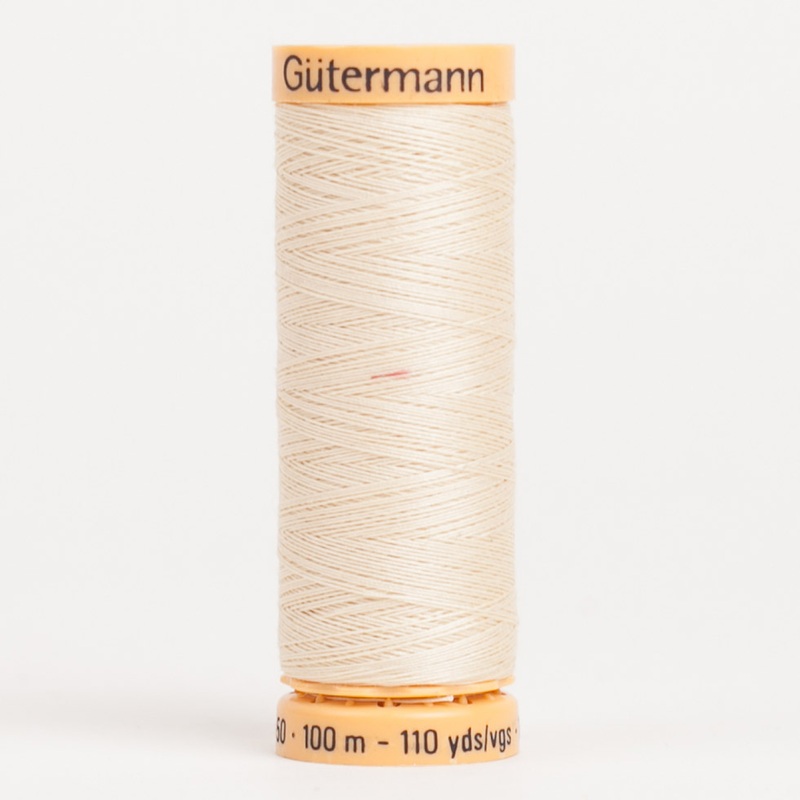 Gutermann Cotton Thread 100m – 1105 Cream