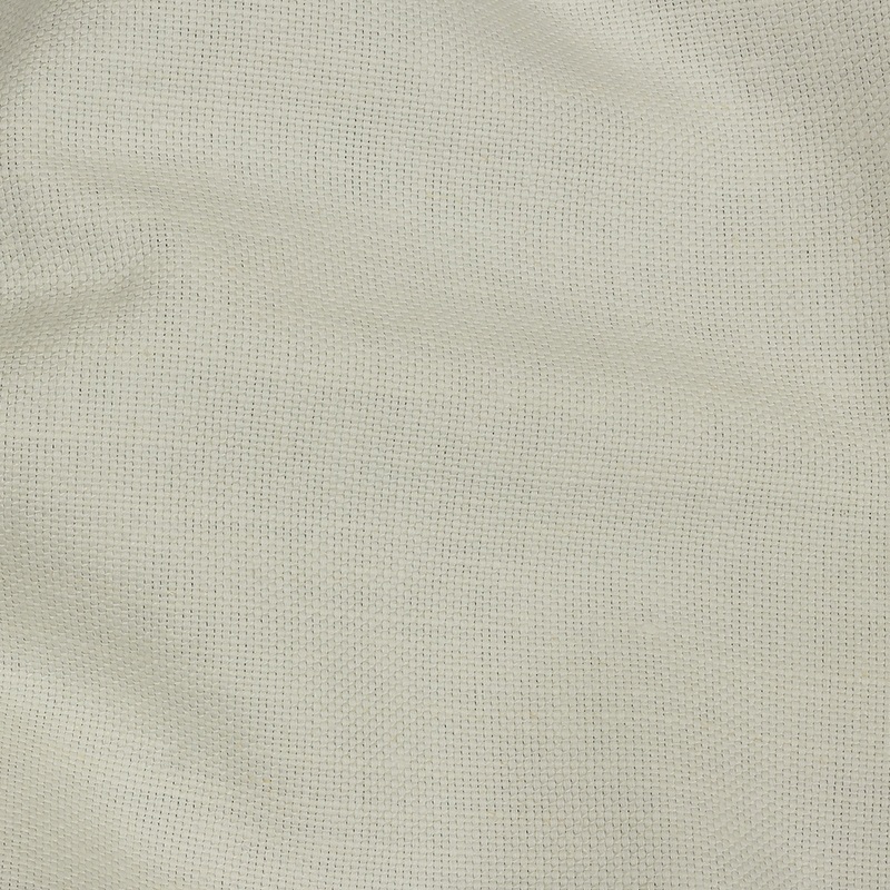 Ivory Linen and Cotton Basketweave Canvas