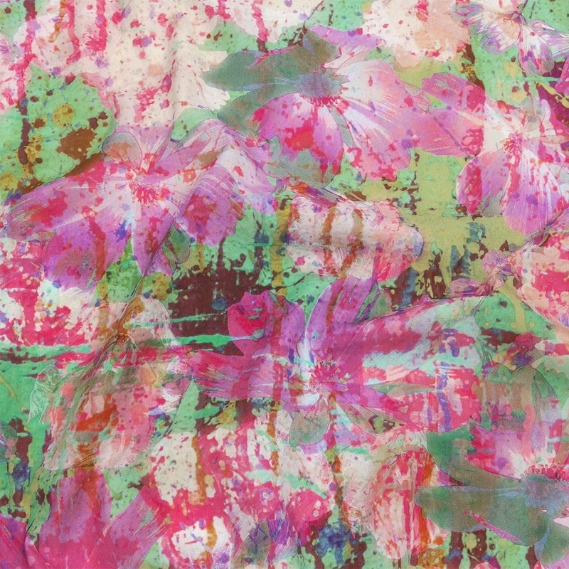 Mood Exclusive Pink Botanical Trip Cotton Poplin