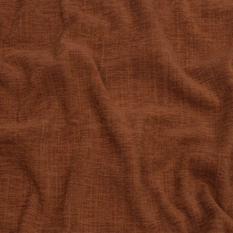 Polyester Upholstery Chenille – Rust – British Imported