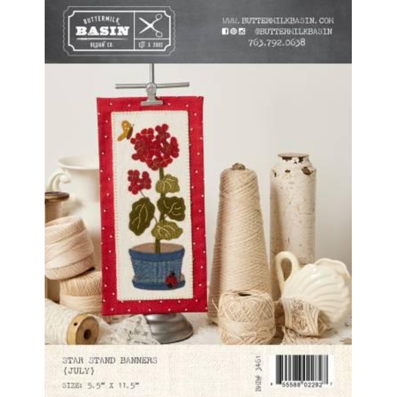 Star Stand Banners – July – Buttermilk Basin – 5.5″ x 11.5″