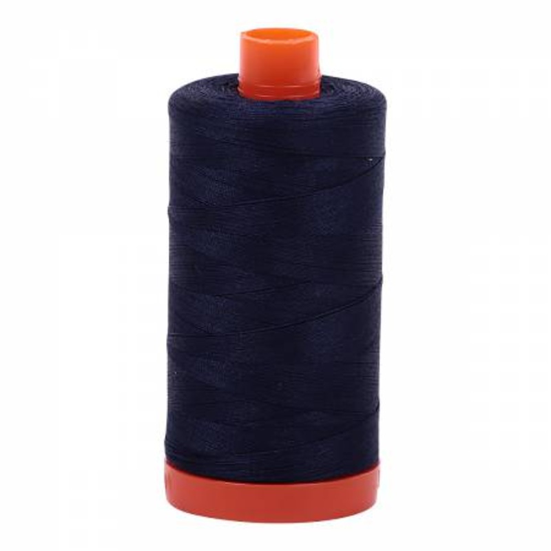 Aurifil 50 Weight Thread / Very Dark Navy