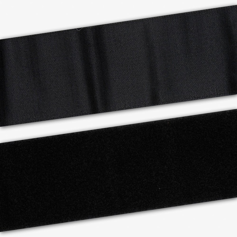 Self Adhesive Velcro 100mm Black Per Meter