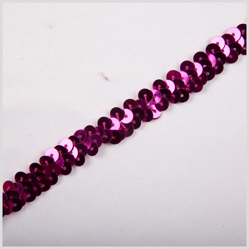 3/8″ Fuchsia Stretch Sequin