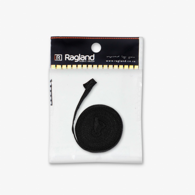 Cotton Tape – 6mm Black