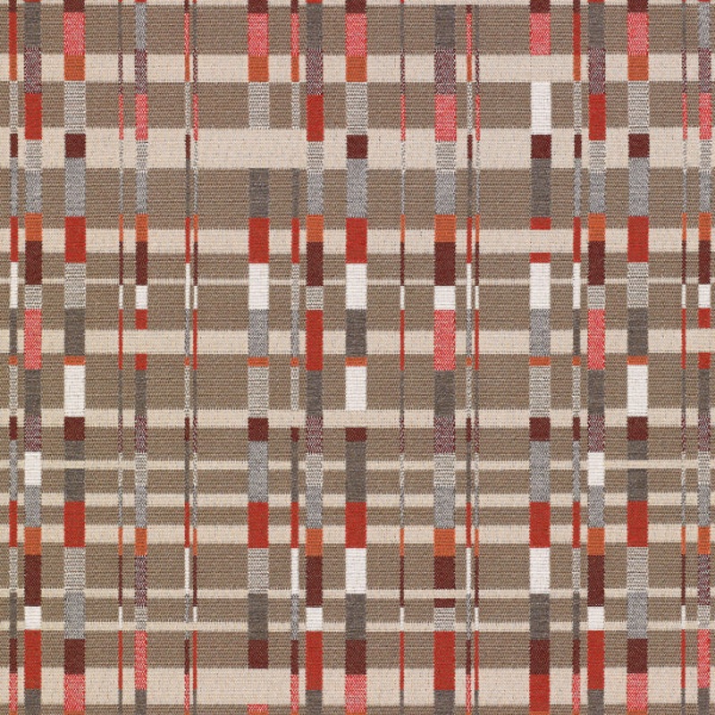 Remnant of CF Stinson Rhythm Crimson Sunbrella Upholstery Fabric Order Product 1