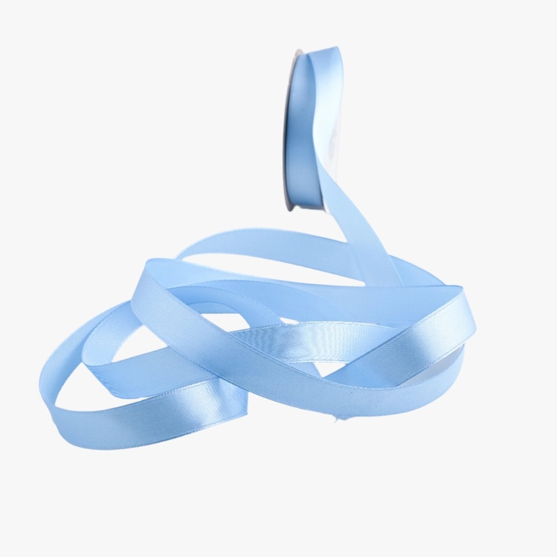 Satin Ribbon 15mm Sky Blue #76 Per Meter