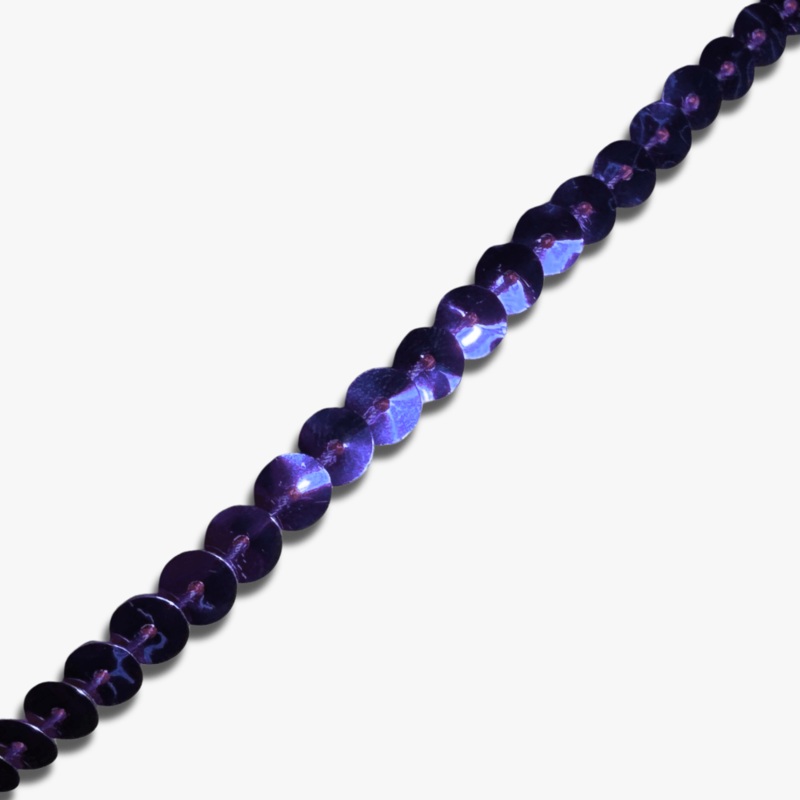 Sequins Blue Per Met