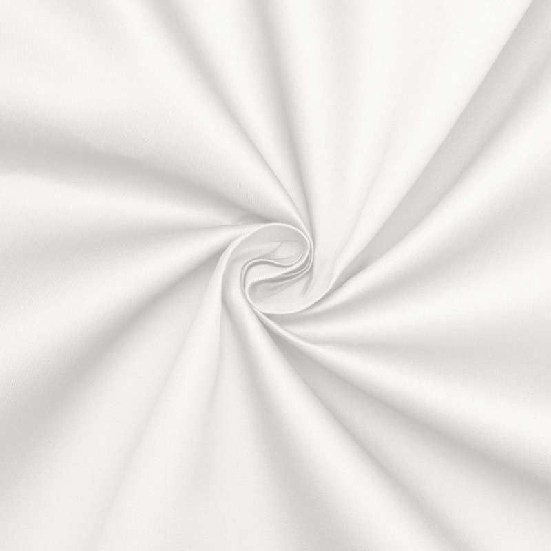 Twill Poly Cotton White #1 Per Meter
