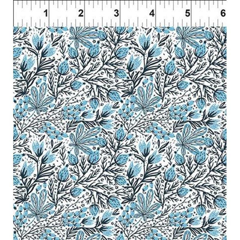 Whimsy 11WMS-1 – Blue black and white foliage