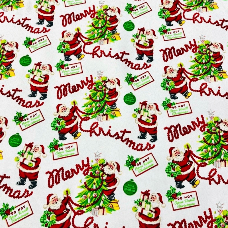 Christmas Printed Mini Matt Merry Christmas White