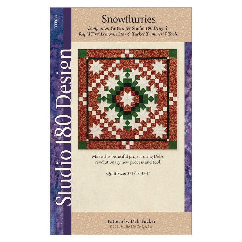 Clearance – Snowflurries  – 37″ x 37″ – Studio 180 Design