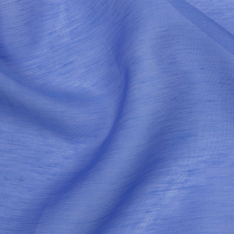Famous Australian Designer Cornflower Silk and Linen Scrim