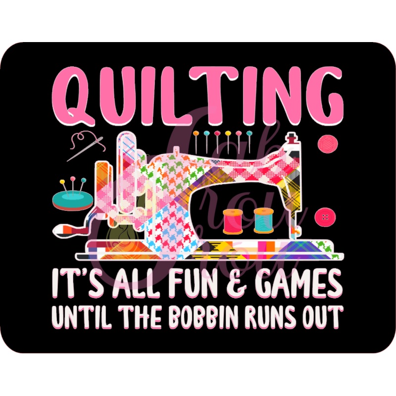 It’s Fun And Games Until Bobbin Runs Out Magnet