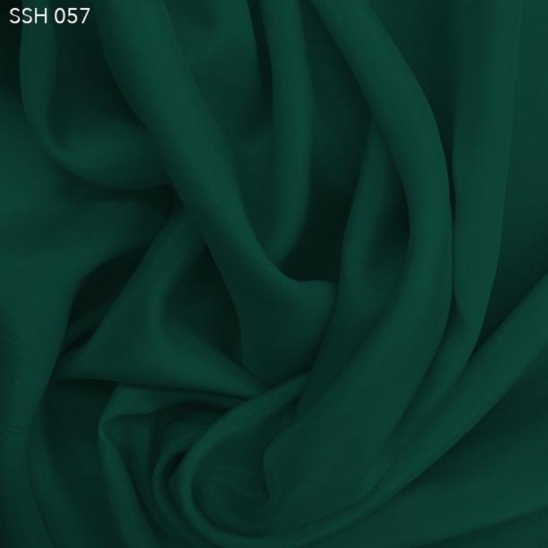 Silk Habotai (China Silk) – Deep Teal Fabric by the Yard