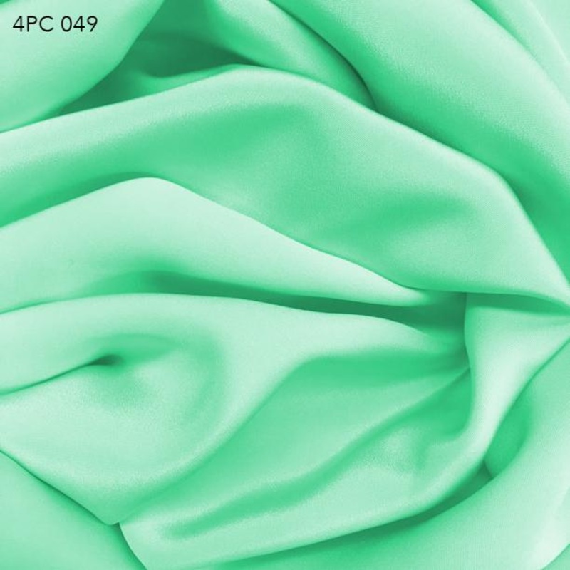 4 Ply Silk Crepe – Mint Green Fabric by the Yard