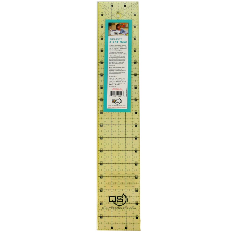 Quilters Select Rulers – 3″ x 18″