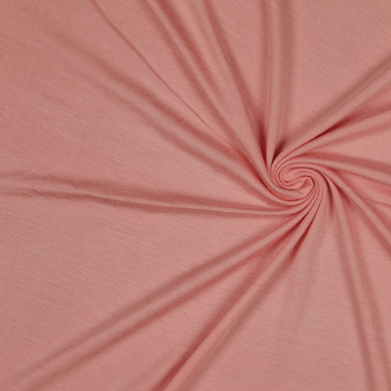 Salmon Stretch Rayon Jersey