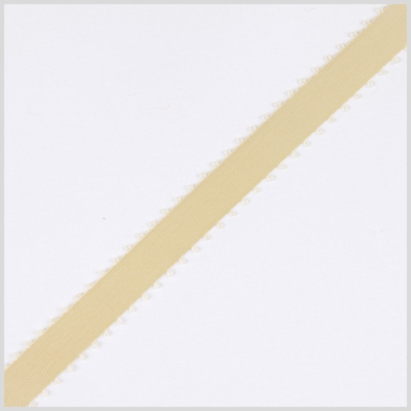 3/16″ Cream Double Face Feather Edge Satin Ribbon