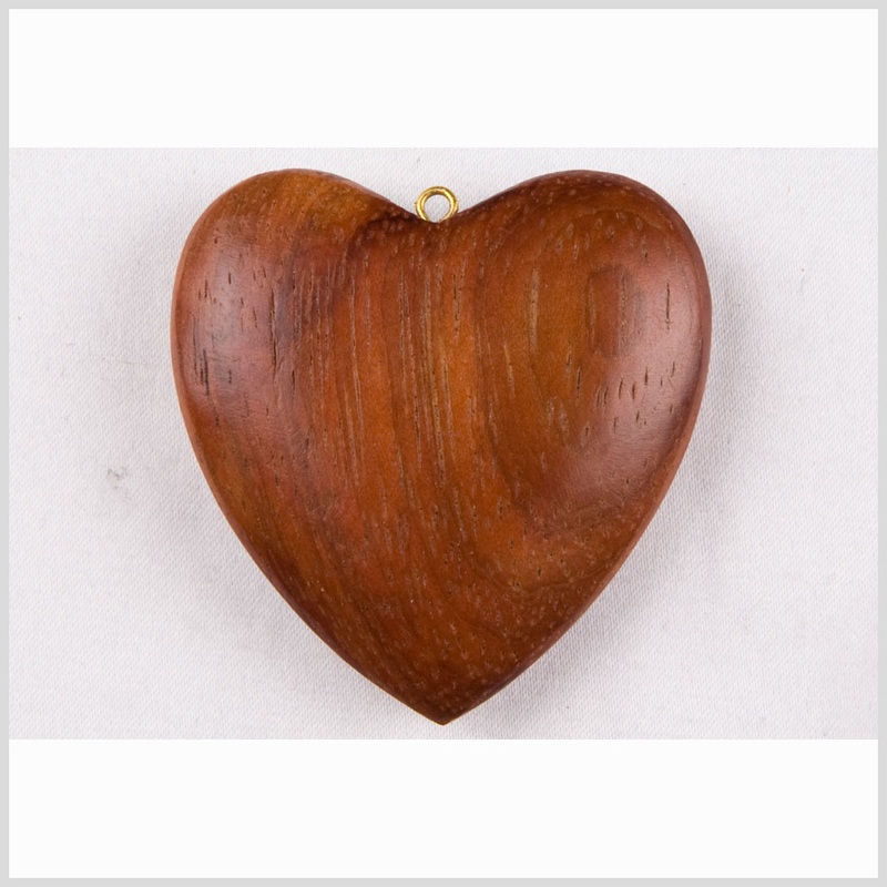 74mm Brown Wood Pendant
