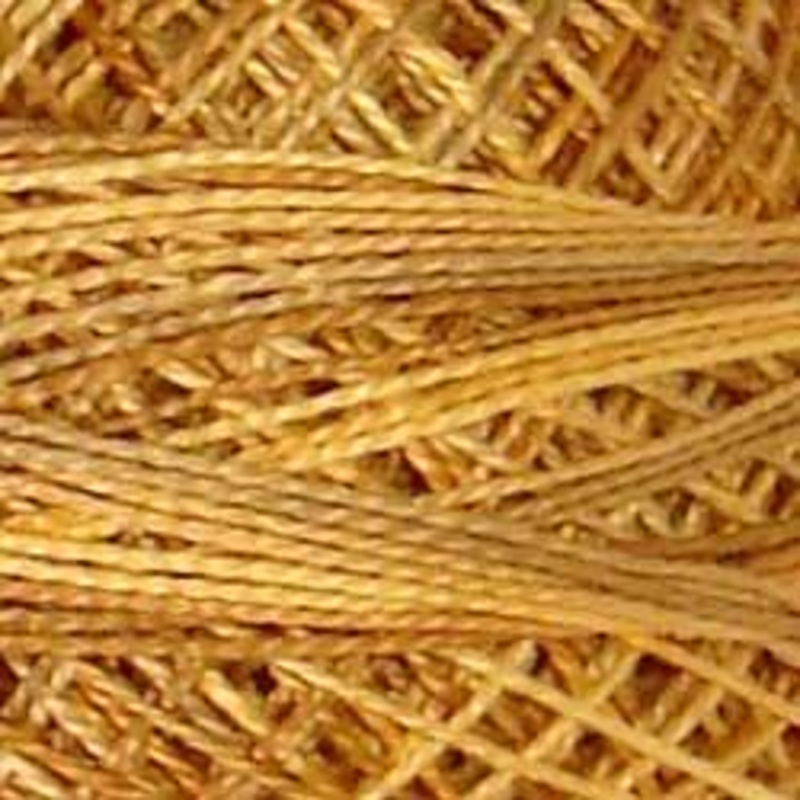 8wt – Valdani – JP2 -vPerle Cotton – Spun Gold
