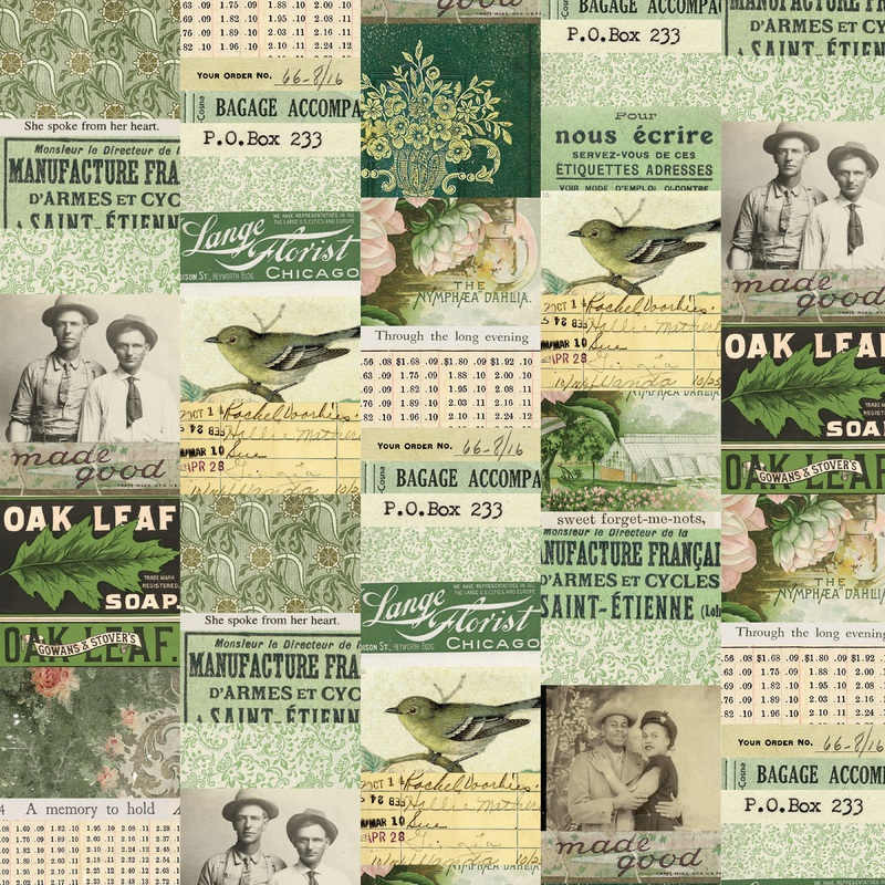 Green Palette / Collage