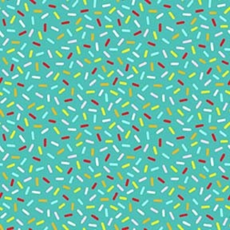 Hello Summer Colorful Sprinkles Turquoise