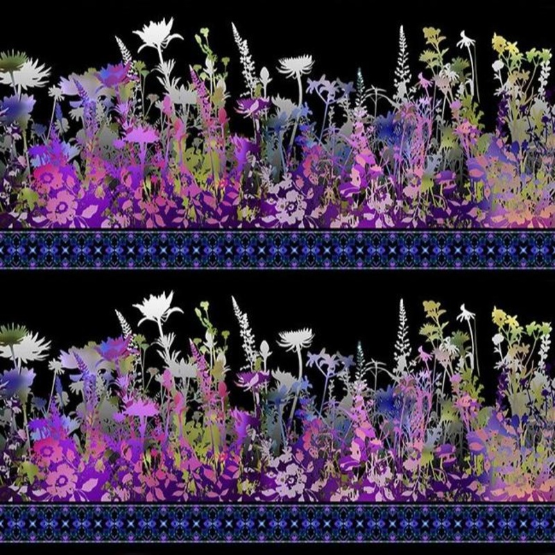 I Dream in Color / Border in Purple