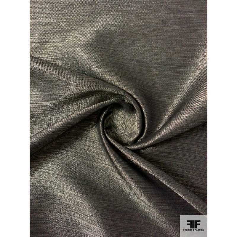 Italian Luxury Fine Lam Suiting – Smoky Gold Fabric by the Yard