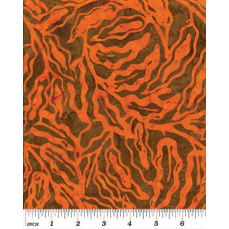 Rainforest II Bali Batiks Brown