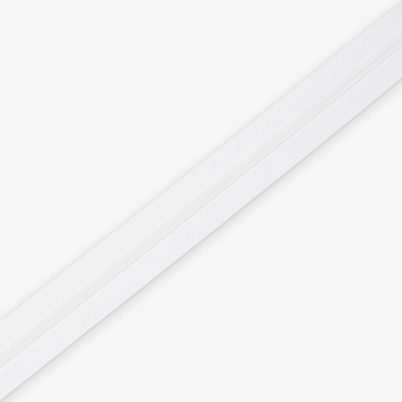 Zip Chain Type 5 White #101 Per Meter