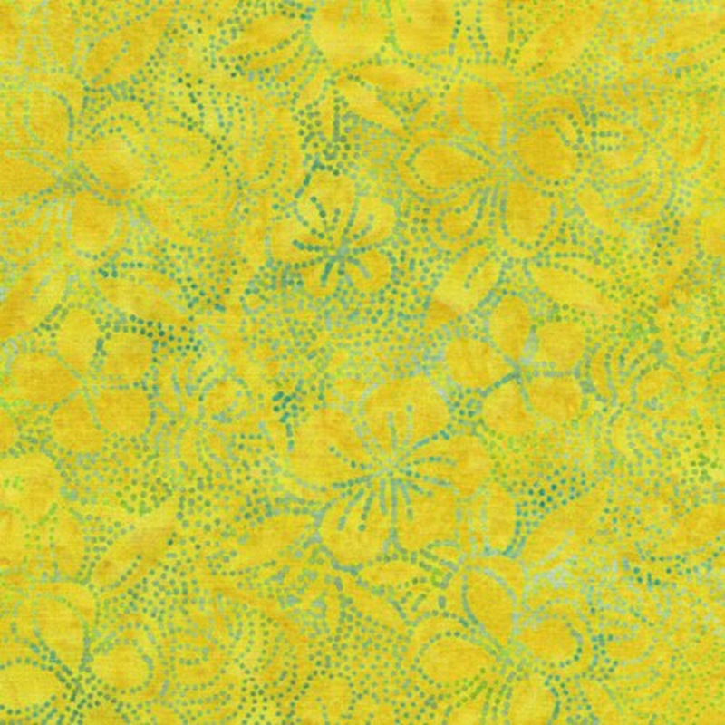 Tropicana Twist Batiks Lemon Lime