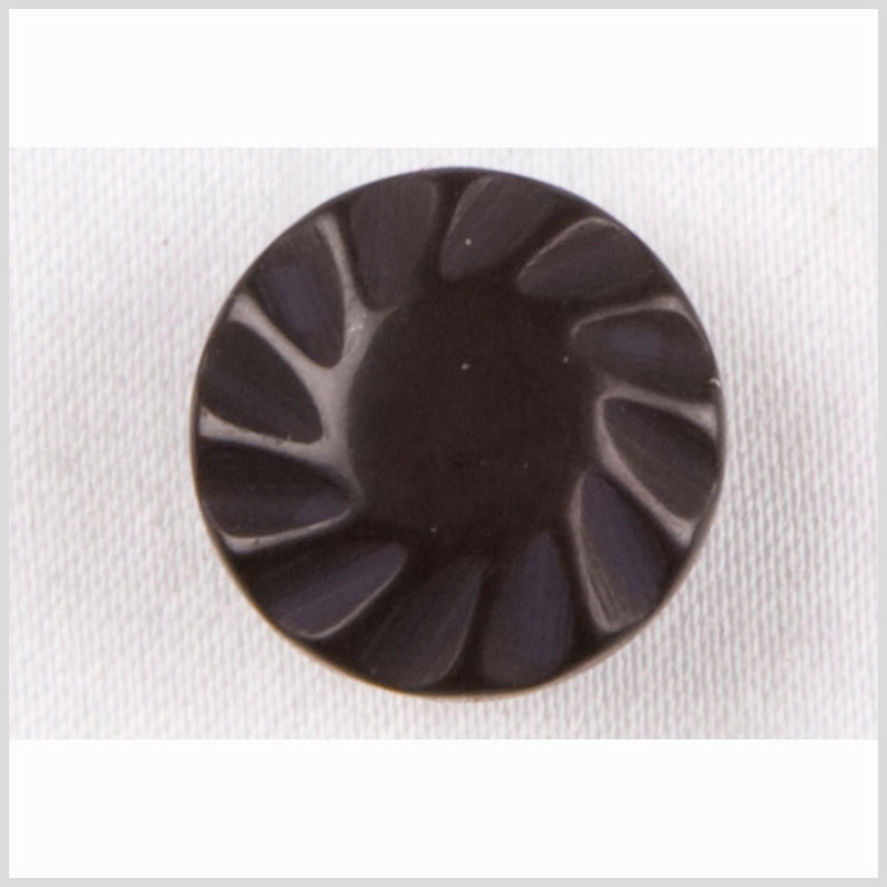 Black Plastic Button – 14L/9mm