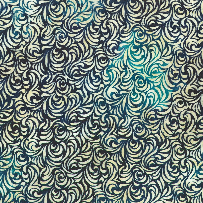 Charming Hummingbird Batiks SRK-23202-59 Ocean