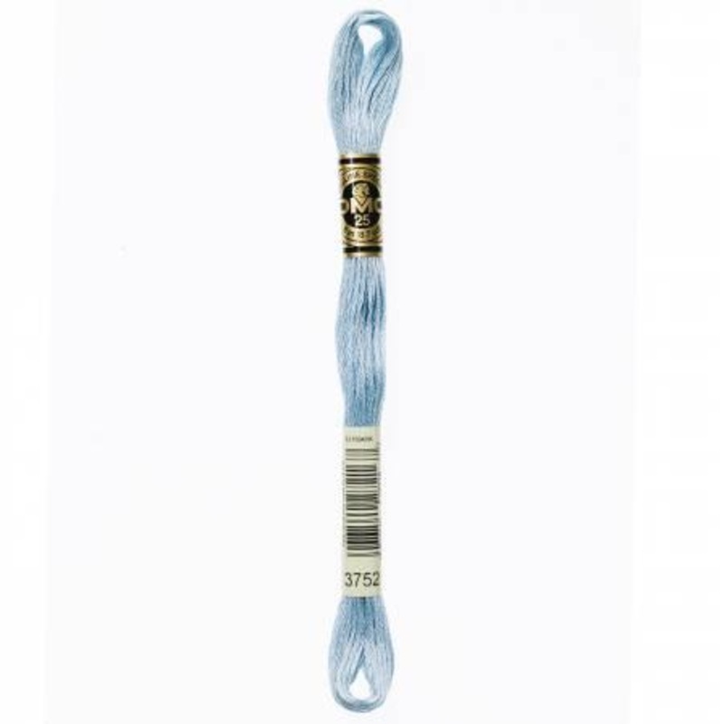 DMC 3752  Very Light Antique Blue