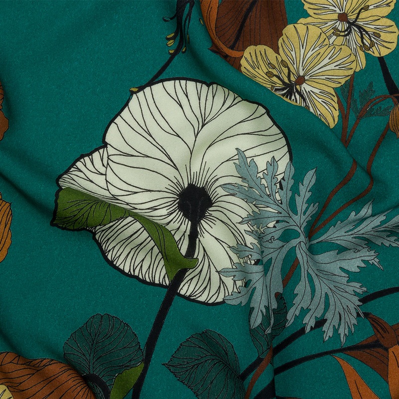 Mood Exclusive Jade How Gardens Grow Viscose Woven