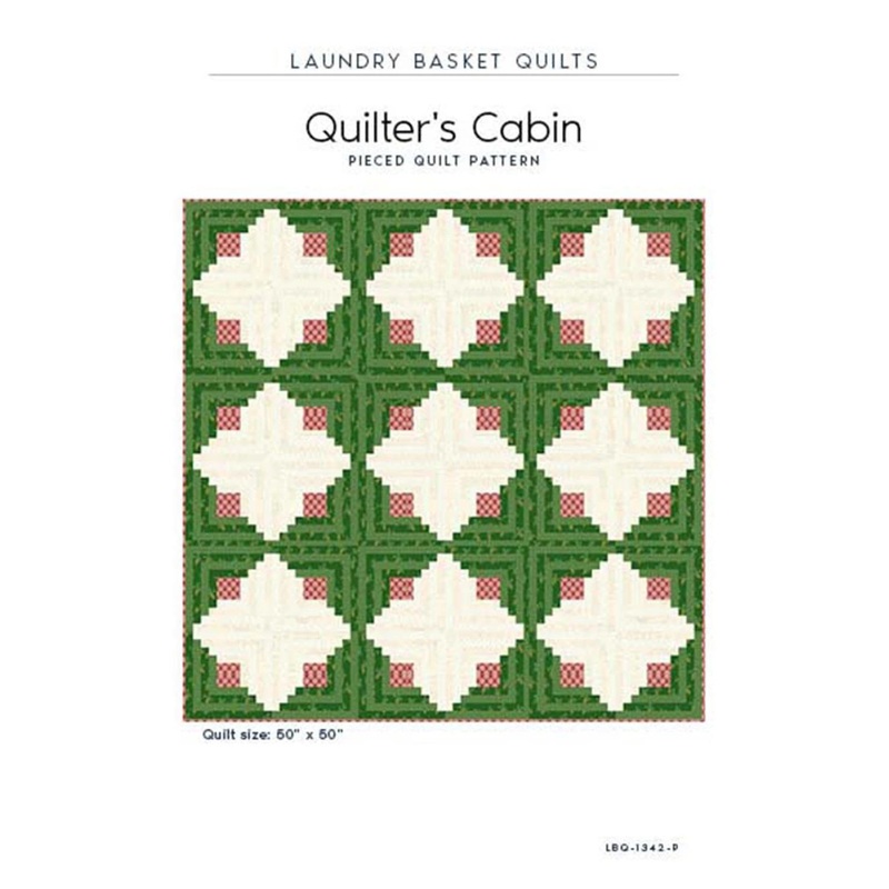 Quilter’s Cabin – LBQ-1342-P – Laundry Basket Quilts – 50″x50″