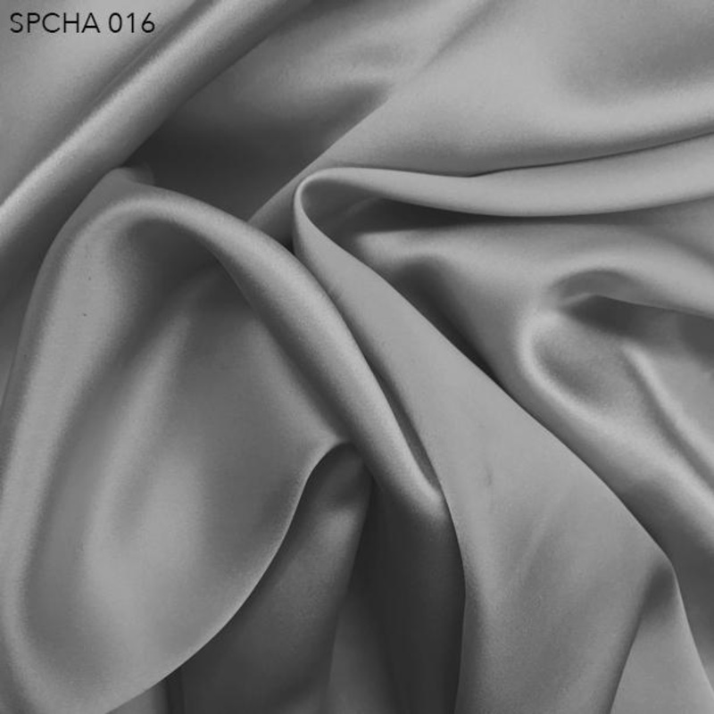 Silk Charmeuse – Steeple Grey Fabric by the Yard