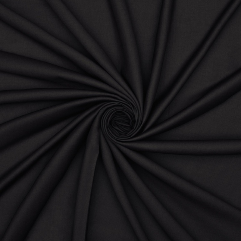 Suiting Woven-Self Edge 150cm Black