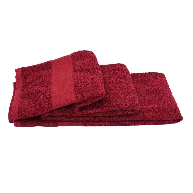 70X130cm Bath Towel Burgandy B12004-16
