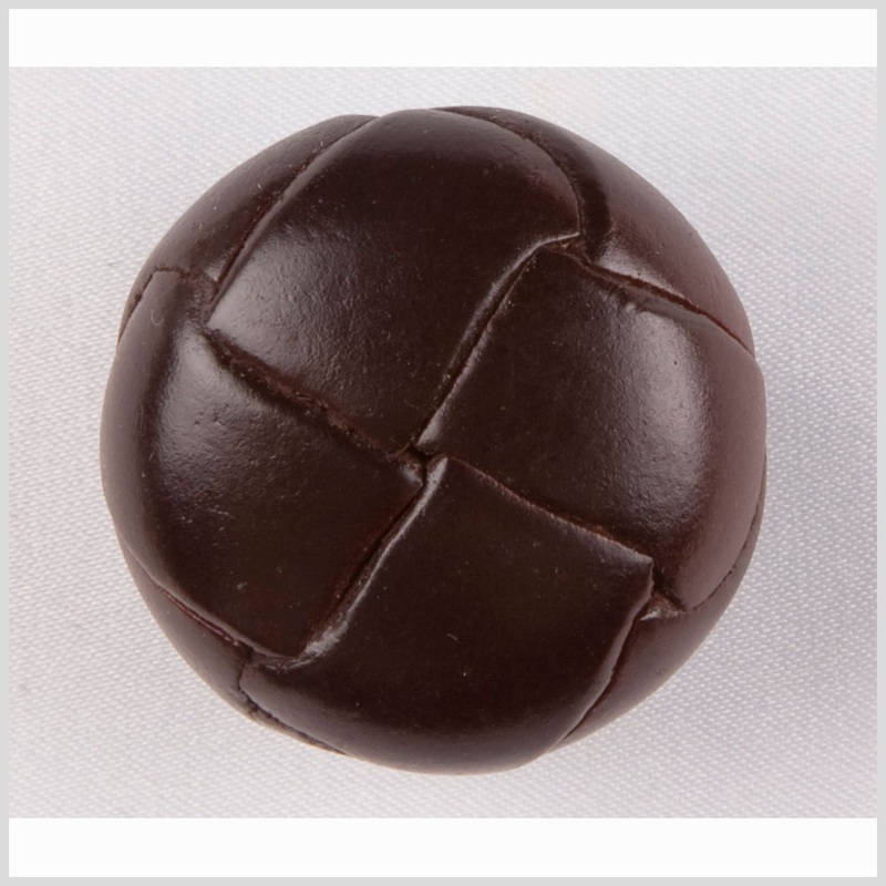 Antique Leather Coat Button – 54L/34mm