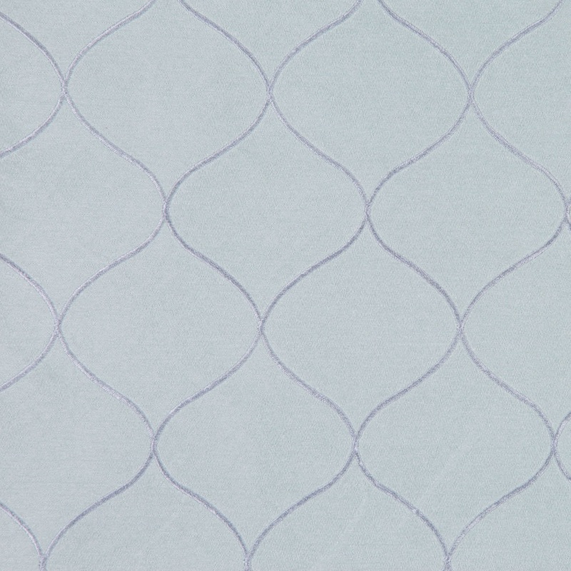 Blue Diamonds Embr & Eyelet