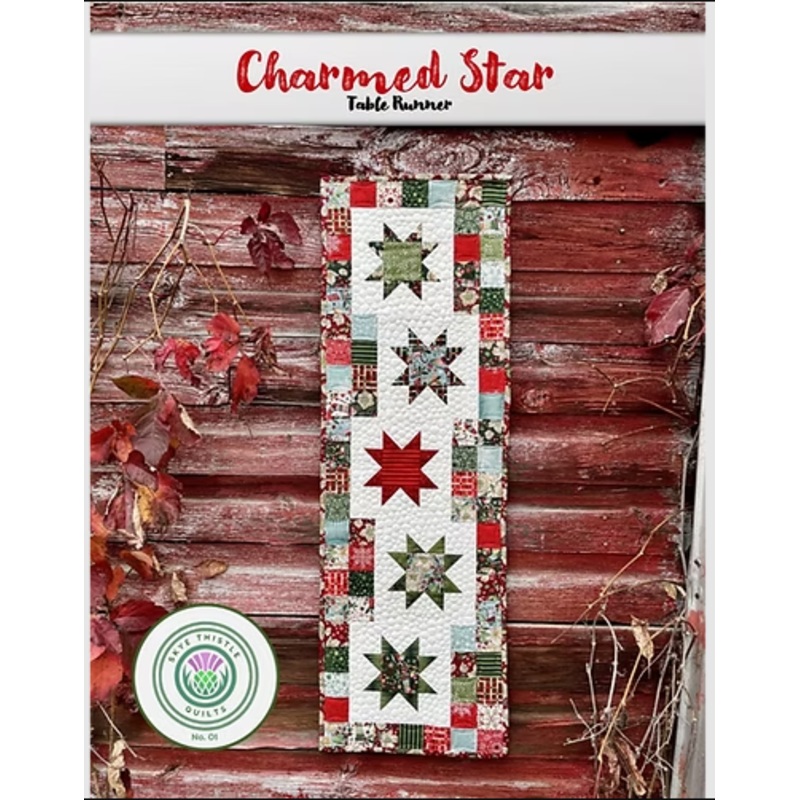 Charmed Star Table Runner Pattern by Skye Thistle Quilts