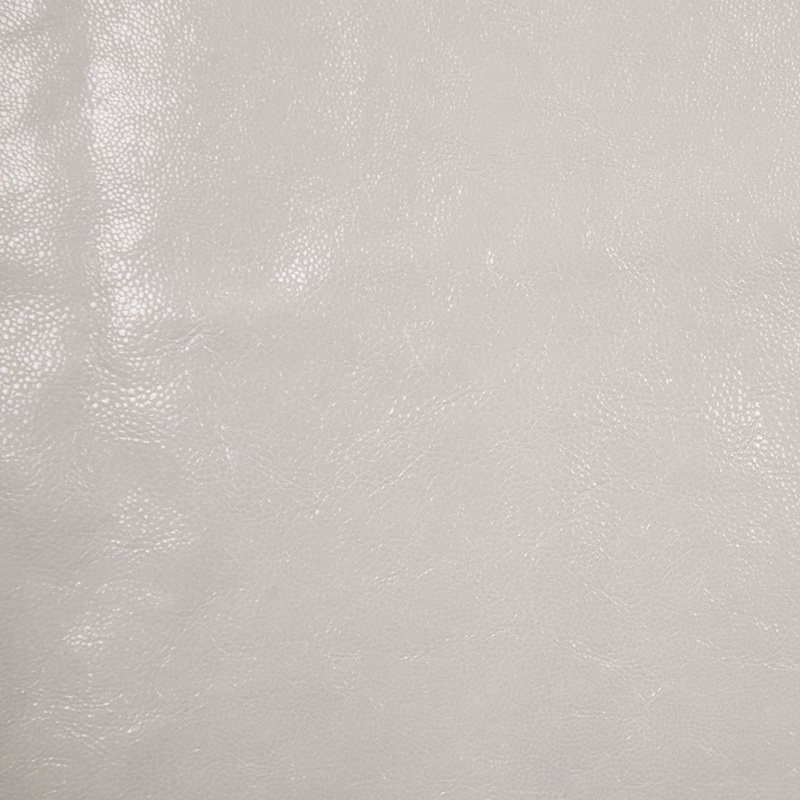 Extra-Large Off-White Laminated Cow Leather