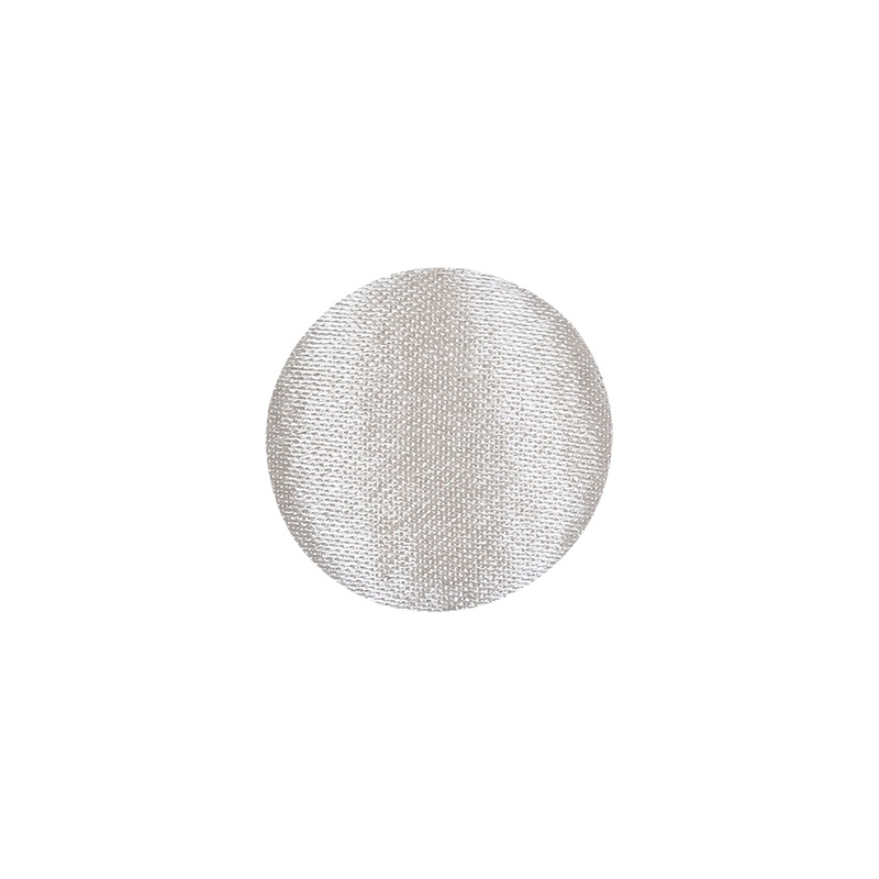 Mood Exclusive Whisper White Silk Covered Button – 24L/15mm