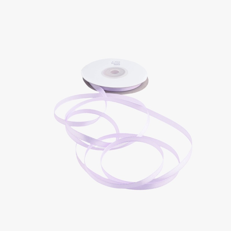 Satin Ribbon 6mm Lilac #7 Per Met