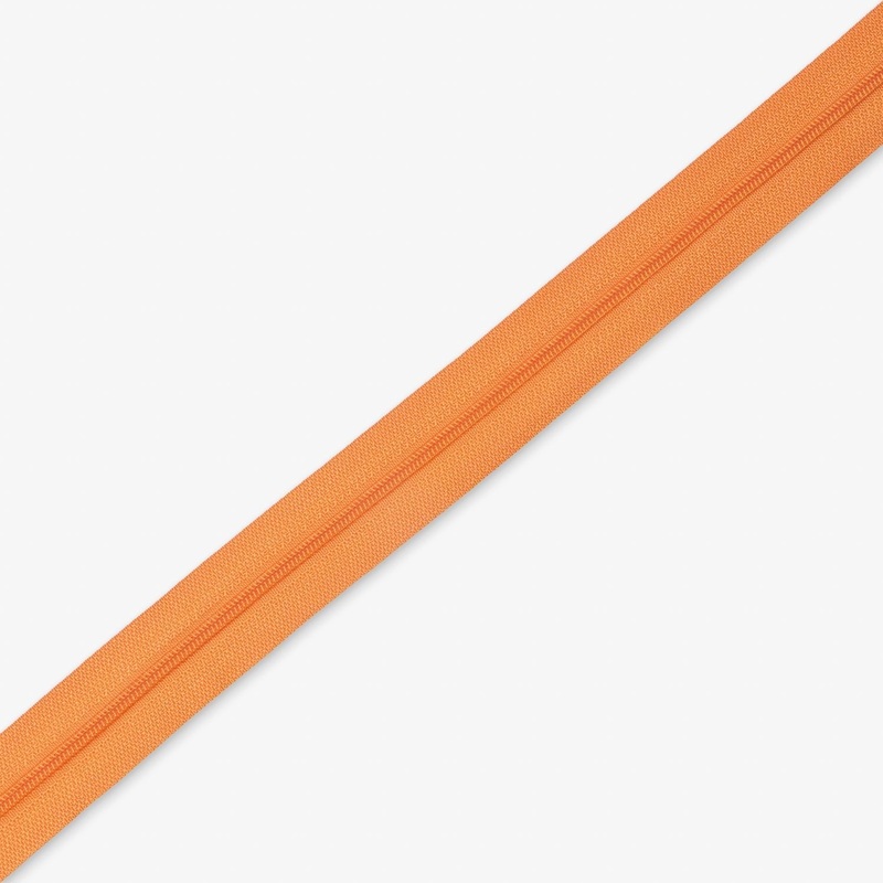 Zip Chain Type 5 Orange #154 Per Meter