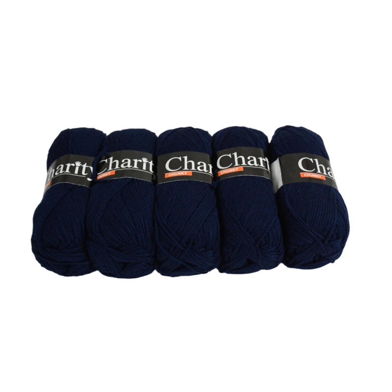 100G 5Pc Charity Chunky Navy 1000000170153