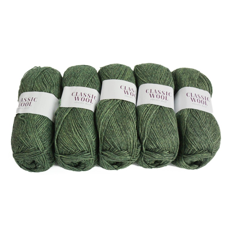 100G 5Pc Classic Wool Dk  Aloe 1000000376098