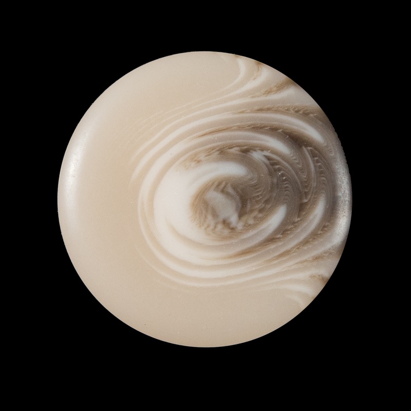 Beige Plastic Shank-Back Button – 44L/28mm